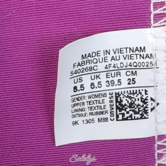 Converse 2013 CT Platform EVA High Top Striped Rainbow Sole Sneaker Womens 8.5 - Picture 6 of 10